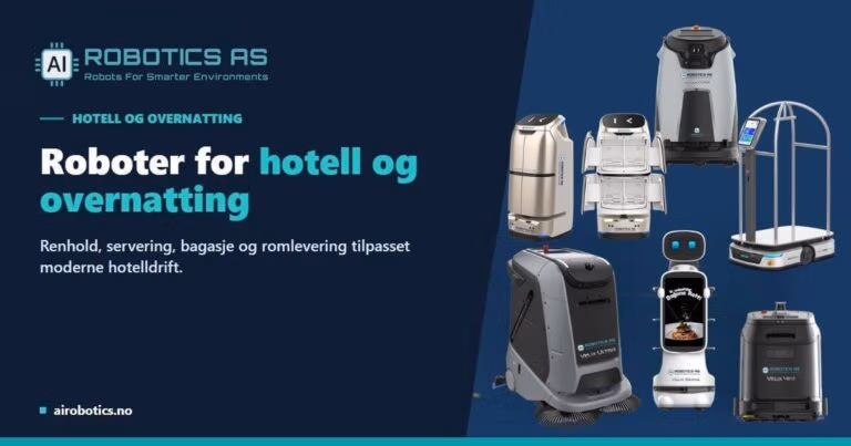 Proof is in the pudding: Studie viser at serviceroboter kan gi høyere inntekter og effektivitet 19 Velix-roboter for hotell